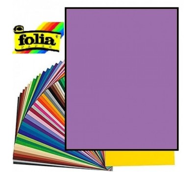 Двосторонній декоративний картон фотофон Folia Photo Mounting Board 300 г/м2,50x70 см №28 Dark lilac Темно-ліловий