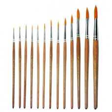 Кисть синтетика Cadence Golden Synthetic CA123 №5/0