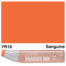 Чорнило для заправки маркерів Copic Various Ink YR-18 Sanguine Коралово-червоний
