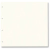 Картон для альбома Folia Ring binder dividers 300 г/м2,21,5x22,5 см 20, № 01 Pearl white Молочный арт 63901