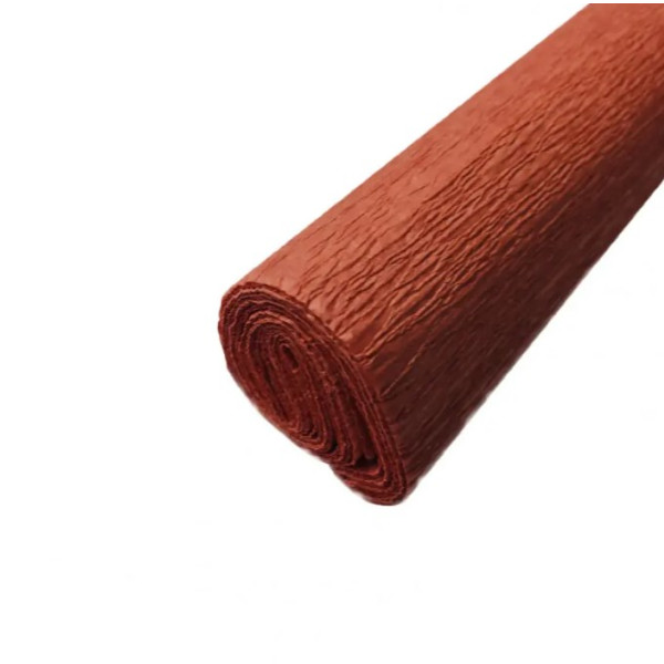 Крепон Folia Crepe paper 50x250 см, 32 г/м2, № 161 Chestnut brown Коричневый