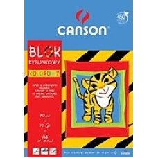 Блок кольорового паперу для малювання Canson PL Children Pad 70 г/м2, A4 10 аркушів