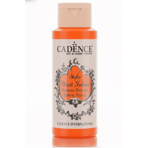 Фарба для тканини Помаранчева №633 Orange, Style Matt Fabric Cadence, 59 мл