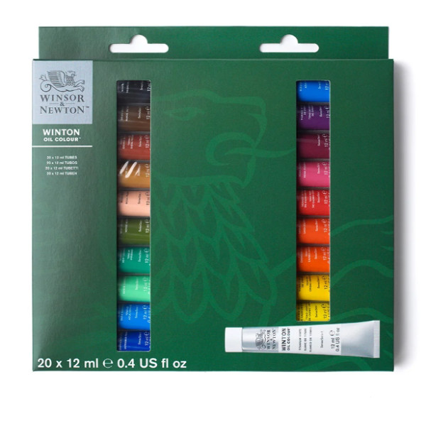 Набір масляних фарб Winsor Newton Winton Oil Colour Set, 20х12 мл