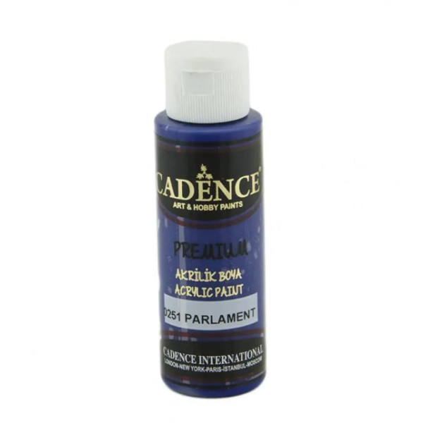 Акрилова фарба Cadence Premium Acrylic Paint 70 мл Парламентський синій