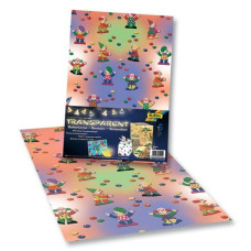 Калька Folia Transparent paper Kids 115 г/м2, 50x70, Clowns лист