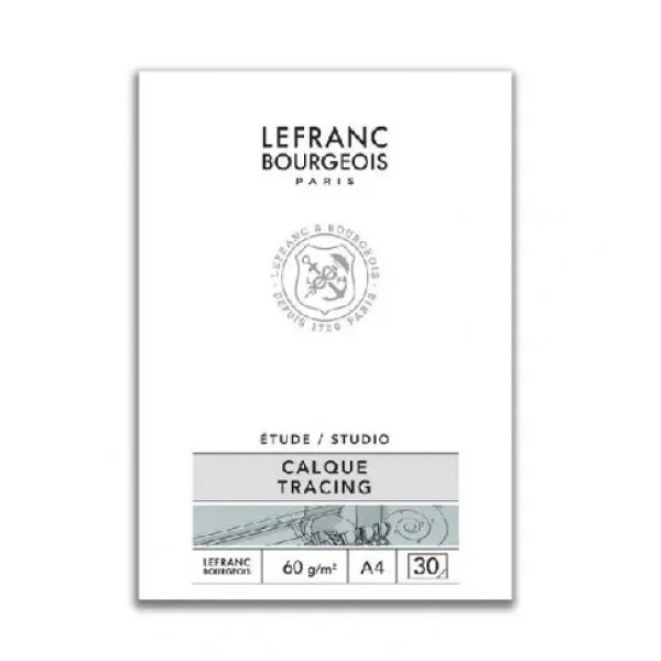 Калька альбом Tracing Paper Lefranc, А4, 60 г/м2, 30 листов