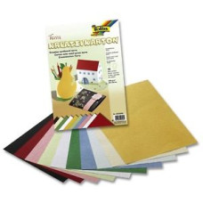 Набір дизайнерського паперу Folia, Creative Card Terra 230 г/м2, 23x33 см, Терра, 10 аркушів