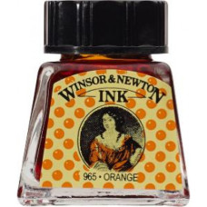 Туш художня Winsor Newton Drawing Inks 14 мл №449 Помаранчевий