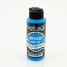 Універсальна акрилова фарба Hybrid Acrylic for Multisurfaces Cadence № 37, 120 мл, Royal Blue Королівський синій