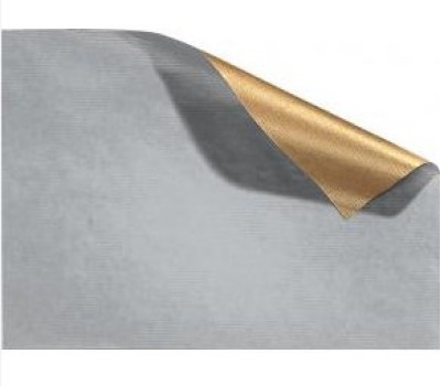 Бумага тонкая оберточная Folia Gift Wrap, 70x200 см, silver-gold серебро-золото