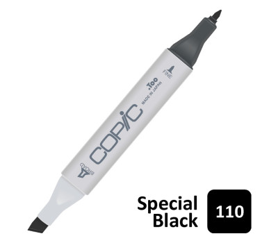 Маркер двосторонній спиртовийCopic Marker, № 110 Special black Вугільно-чорний