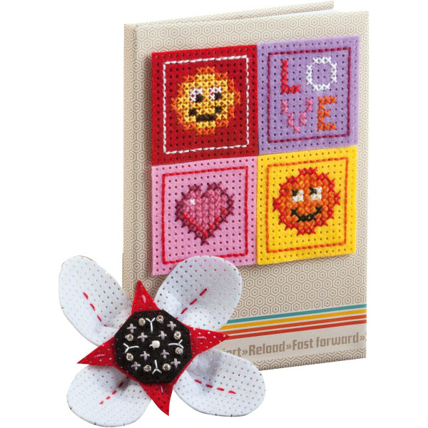 Набор фетра для вышивания Folia Embroidery Felt, 20x30 см Ассорти, 10 л