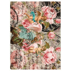 Декупажная карта на рисовой бумаге Rice Paper Decoupage Cadence, №444