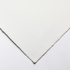 Папір акварельний Saunders Waterford, White, Hot Press, 100% бавовна, 425 г, 56х76 см лист (екстра-білий)