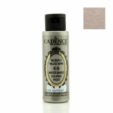 Акриловая краска с эффектом золочения Cadence Waterbased Gilding Paint, 70 мл, Серебро антрацитовый