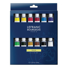 Набір масляних фарб Lefranc Bourgeois Fine Oil, 12 кольорів, 20 мл