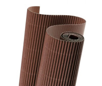 Картон гофрированный Folia Corrugated board E-Flute, 50x70 см, № 85 Brown Коричневый