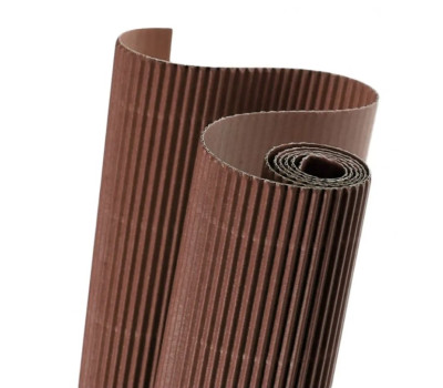 Картон гофрований Folia Corrugated board E-Flute, 50x70 см №85 Brown Коричневий