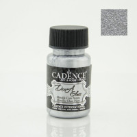 Акриловая краска металлик для стекла и керамики Cadence Dora Glass Metallic Porcelain Paint, 50 мл, № 3132 Серебро