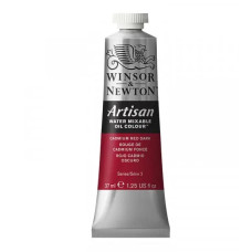 Краска масляная водорастворимая Winsor Artisan Water Mixable 37 мл, № 104, Cadmium Red Dark Темно-Красный Кадмий
