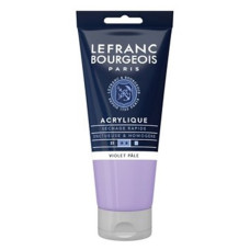 Акрилова фарба Lefranc Fine Acrylic Color 80 мл, 659 Pale violet Пастельний фіолетовий
