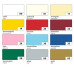 Заготовка для открытки паспарту овального Folia, 220 г/м2, 10,5x15 см, № 20 Hot red Темно-красная