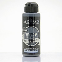 Універсальна акрилова фарба Hybrid Acrylic for Multisurfaces Cadence № 91, 120 мл, Антрацит чорний Антрацит