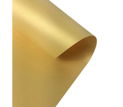 Бумага Folia Tinted Paper 130 г/м2, 50x70 см, №65 Gold lustre Золотой матовый
