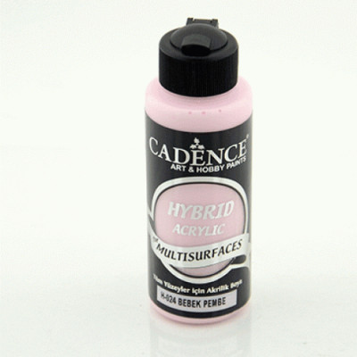 Универсальная акриловая краска Hybrid Acrylic for Multisurfaces Cadence № 24, 120 мл, Baby Pink Детский розовый