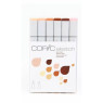 Набор спиртовых маркеров Copic Sketch Set Skin Tones 6 шт