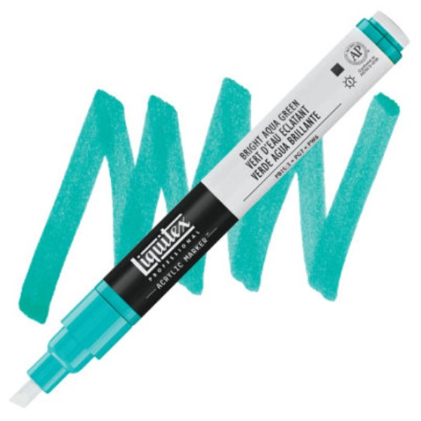 Акриловий маркер Liquitex, №660 Bright Aqua Green Яскравий аквамариново-зелений