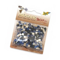 Мозаїка Folia мармурова Marbled 45 г/м2, 5x5 мм (700 шт) №02 Blue (Синій)