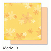 Дизайнерський папір Folia Design Papers Flowers Квіти 190 г/м2, 30,5x30,5 см №10