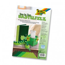 Набор фетра Folia Hobby Craft Felt, 20x30 см, Green Ассорти, зеленые оттенки, 10 листов