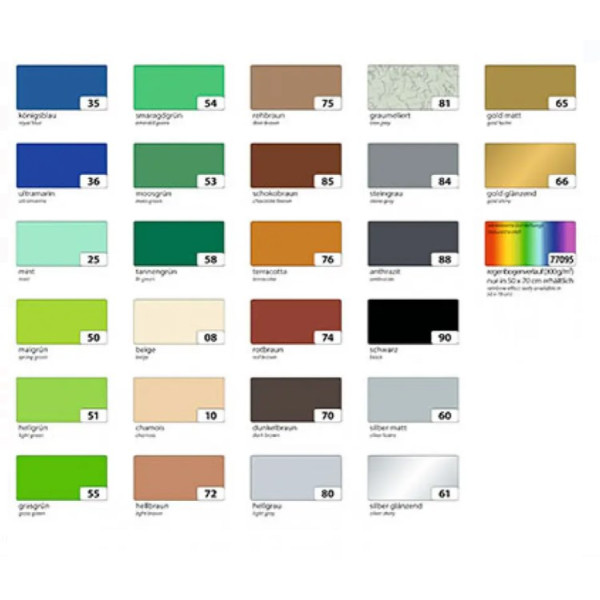 Картон Folia Photo Mounting Board 300 гр, 50x70 см №87 Graphite (Графітовий) арт. 6187