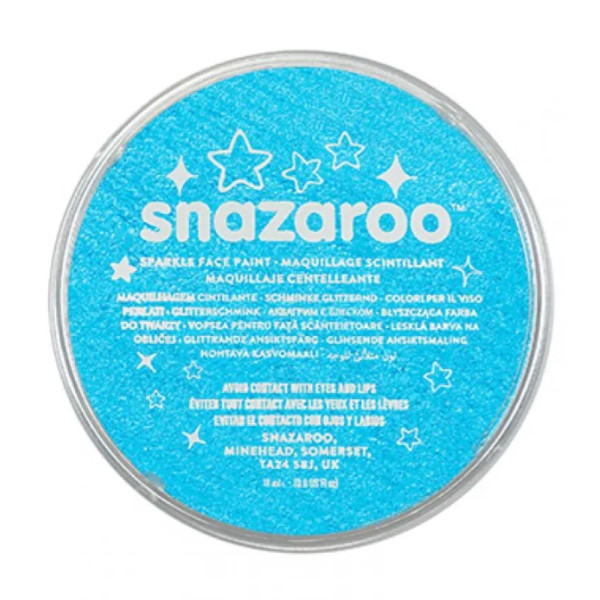 Фарба для гриму Snazaroo перламутова Sparkle 18 мл, Синій перломутровий