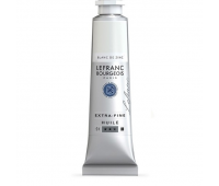Олійна фарба Lefranc Extra Fine 40 мл № 009 Zinc white Цинкові білила
