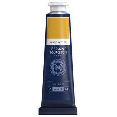 Краска масляная Lefranc Fine 40 мл, № 198, Medium Yellow Средний Желтый