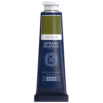 Фарба масляна Lefranc Fine 40 мл №541 Olive Green Оливковий