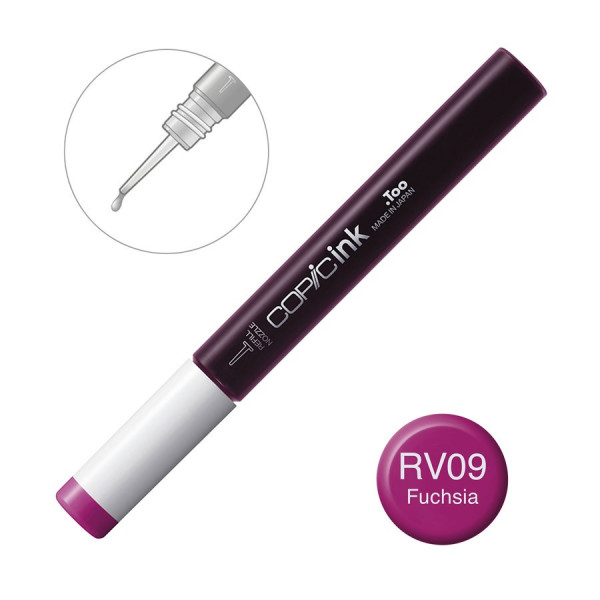 Чорнило для заправки маркерів Copic Ink RV-09 Pink Рожевий, 12 мл