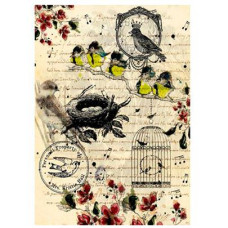 Декупажна карта на рисовому папері Cadenсe Rice Paper А4 Decoupage А4 №147