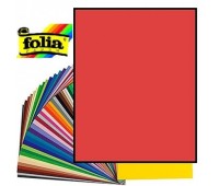 Двосторонній декоративний картон фотофон Folia Photo Mounting Board 300 г/м2, 50x70 см №19 Hibiscus Яскраво-червоний