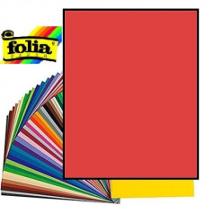 Двосторонній декоративний картон фотофон Folia Photo Mounting Board 300 г/м2, 50x70 см №19 Hibiscus Яскраво-червоний