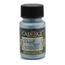 Фарба по тканині Cadence Dora Textil Metallic Fabric Paint 50 мл Аква