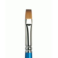 Кисть плоская зауженная синтетика Winsor Newton 555 Cotman Brushes, № 10