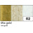 Набір паперу тишью Золотий мікс, 50х75 см 3 дизайну Folia