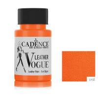 Фарба по шкірі Cadence VOGUE LEATHER PAINT, 50 мл, Помаранчевий