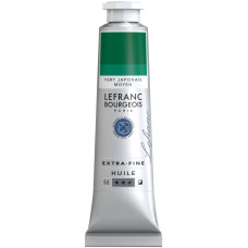 Масляная краска Lefranc Extra Fine 40 мл № 728 Japanese green deep Японский зеленый темный