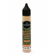 Контур глиттерный Cadence Glitter Color, Светлое золото, 25 мл
